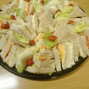 Sandwich platter for 20 persons